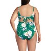 Lands' End Women's Wrap Monokini High Leg One Piece Swimsuit - 2 of 3