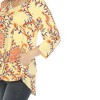 White Mark Women's Vibrant Boho Swing Top - 4 of 4