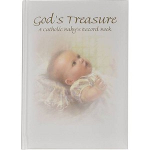 God's Treasure: A Catholic Baby's Record Book - by  Kathy Fincher (Hardcover) - 1 of 1