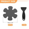 Unique Bargains PEVA Self Adhesive Flower-Shape Bathtub Stickers 20 Pcs with Scraper 3.1" - 2 of 4
