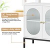 Jojoka Buffet Storage Cabinet, Sideboard Cabinet with Adjustable Shelves and 2 Doors - 4 of 4