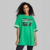 Women's Short Sleeve Oversized T-Shirt - Wild Fable™ Jade XS