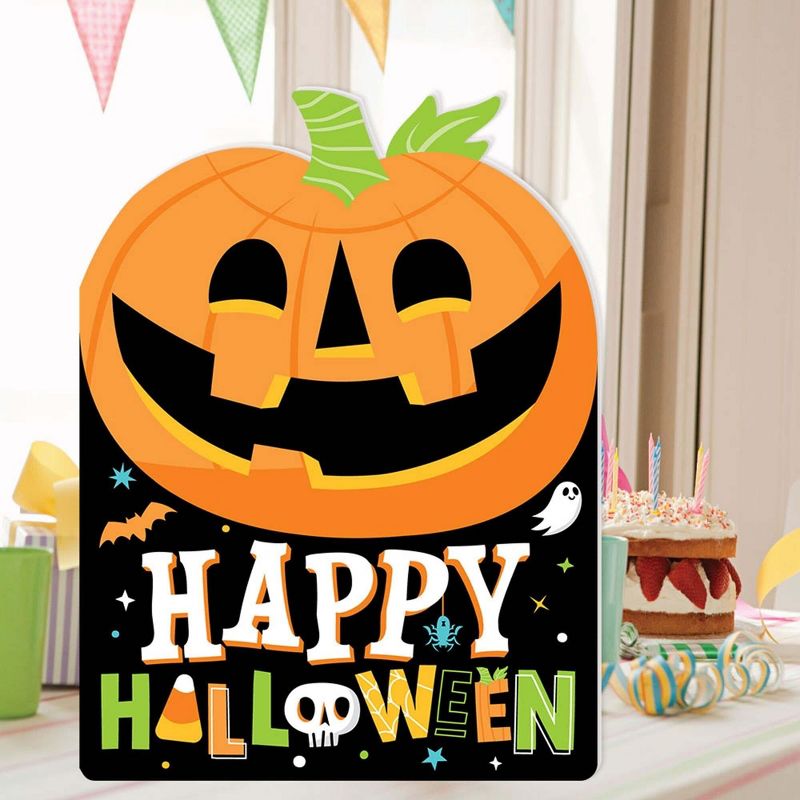 Big Dot of Happiness Jack-O'-Lantern Halloween - Kids Halloween Party Giant Greeting Card - Big Shaped Jumborific Card, 2 of 7