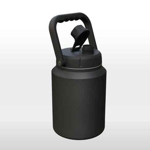 RTIC 64oz Bottle Rambler Black Water Bottle 1/2 Gallon Jug Hot Cold Drink  Tumble