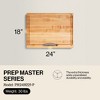 John Boos Newton Prep Master Maple Wood Cutting Board w/Pan - 2 of 4