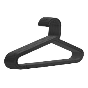 REGALWOVEN Durable Space Saving Plastic Colorful Clothes Hangers 10 Pcs - 1 of 4