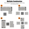 Outdoor Patio Furniture Set, Pe Rattan Wicker Sectional Sofa with Cushions for Balcony, Garden, 5 Piece Couch Arrangement with Table - 3 of 4