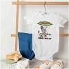 Funny Beach Skeleton Bone Chillin Baby Romper Boys or Girls Brisco Brands - 4 of 4