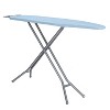 Seymour Home Products 4 Leg Mesh Top Ironing Board with Iron Rest Light Blue: Full Size, Adjustable, Steel Frame - 3 of 4