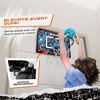 AND1 Over the Door Mini Basketball Hoop: 18x12 Shatterproof Backboard, 2 Mini Basketballs, and Hand Pump Included - Ultimate Indoor Accessory - 3 of 4