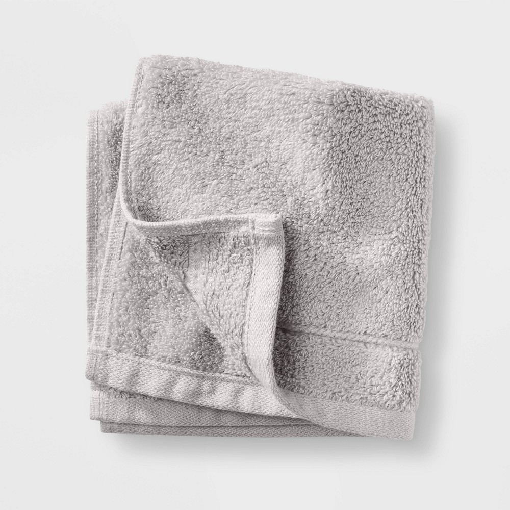 Photos - Towel Modal Washcloth Light Gray - Casaluna™
