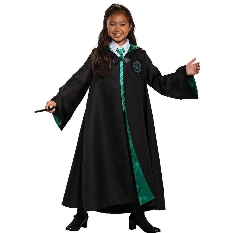 Disguise Kids' Prestige Harry Potter Slytherin Robe Costume, 2 of 4