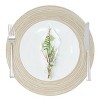 Wrapables 15" Woven Round Placemats (Set of 6), Beige - image 3 of 4