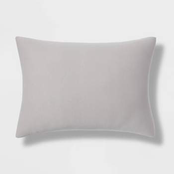 Standard Jersey Solid Comforter Sham Gray - Room Essentials™