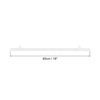 Unique Bargains PVC Poster Hanger Rail Poster Strip Bar with Clips for Poster Map - 2 of 4