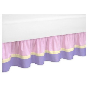 Pink & Purple Bed Skirt - Sweet Jojo Designs , Pink Purple