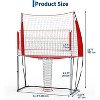 Volleyball Training Net, 8x11Ft Height Adjustable, Portable Practice Net for Serving/Spiking/Hitting, Indoor Outdoor - 2 of 4