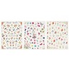 Wrapables 3 Sheets Blooming Flowers & Birds Nail Art Flower & Birds Nail Stickers - 2 of 4
