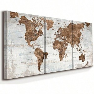 Office Wall Art Canvas Motivational Wall Decor Living Room Vintage Pictures Dining Room Home Man Artwork 60 inch X 28 inch - 1 of 4