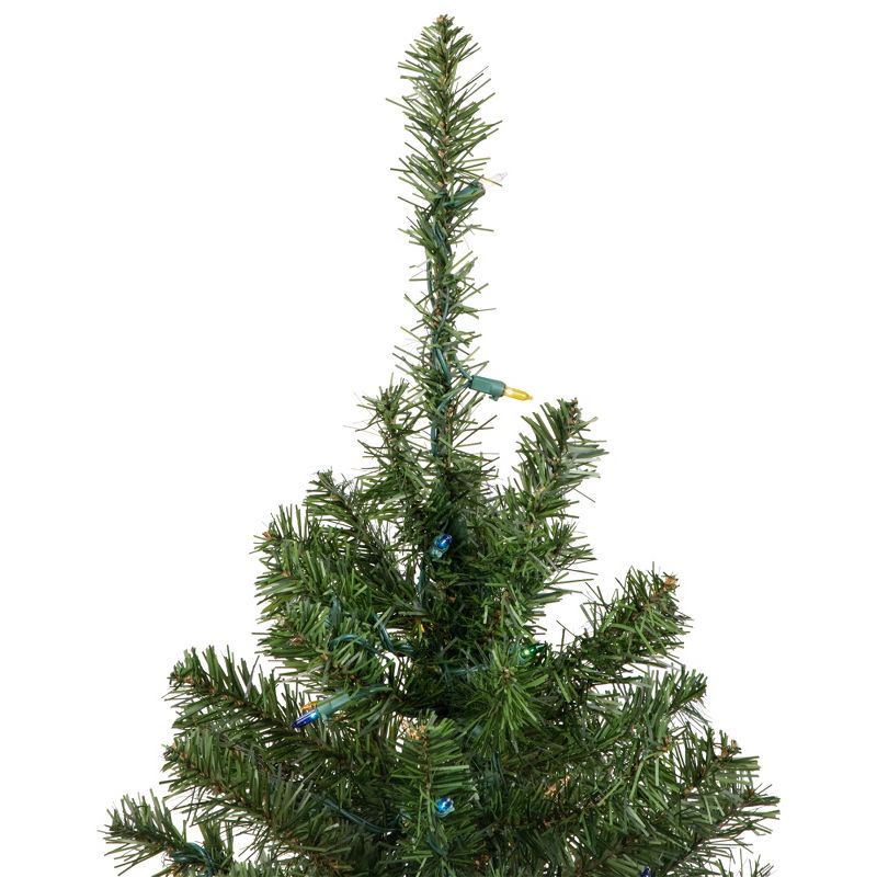 Northlight 3' Prelit Artificial Christmas Tree Canadian Pine - Multicolor Lights, 5 of 8