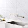 Modern Double-Handle Wall Mount Pot Filler Faucet - 3 of 4