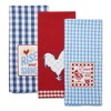 Design Imports Asst Rise & Shine Embroidered Dishtowel Set/3 - 3 of 4