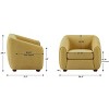 VANOMi 36.7'' Upholstered Sloped Arm Accent Chair - 3 of 4