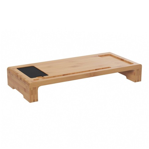 3" x 9" Bamboo Monitor Stand and Desk Organizer - Hastings Home - image 1 of 3