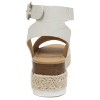 Soda TOPIC Women's Open Toe Espadrilles Platform Wedge Sandals - 4 of 4