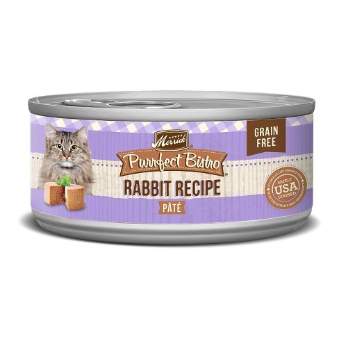 Rabbit canned hot sale cat food