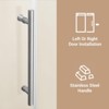 Sliding Glass Shower Door, Sliding Bathroom Door, Glass Shower Doors for Walk in Shower, Waterproof Seal&Easy Installation,10mm Tempered-Glass - 3 of 4