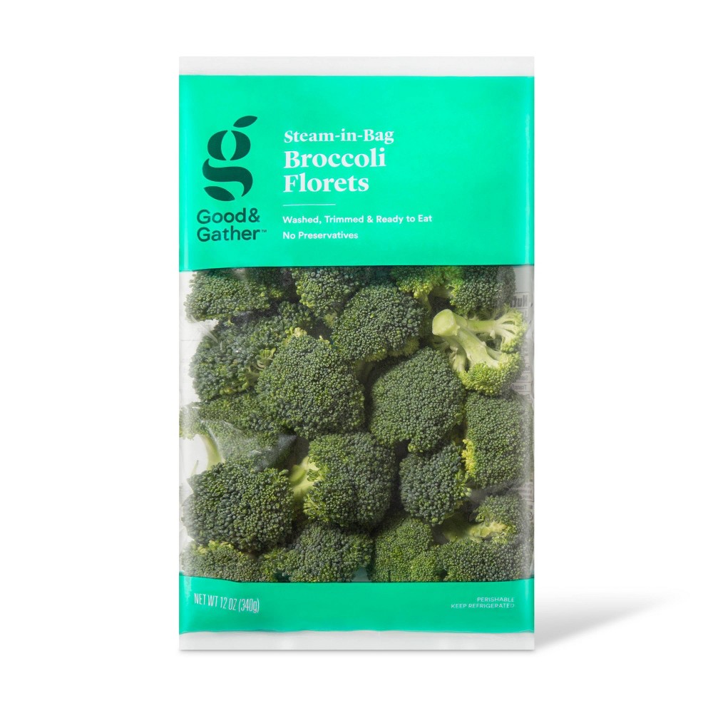STEAM-IN-BAG BROCCOLI FLORETS