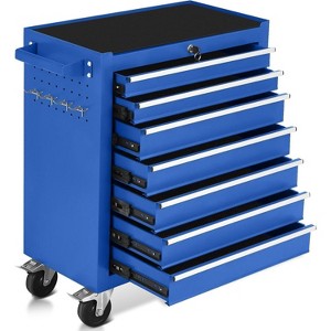 7-Drawer Rolling Tool Chest with Wheels, Tool Cabinet on Wheels, Tool Cart with Key Lock, Tool Storage Organizer for Garage & Repair Shop - 1 of 4