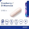 Pure Encapsulations Cranberry D-Mannose - Supports Urinary Tract Health* - with Cranberry Fruit Solids - Vegan & Non-GMO - 3 of 4