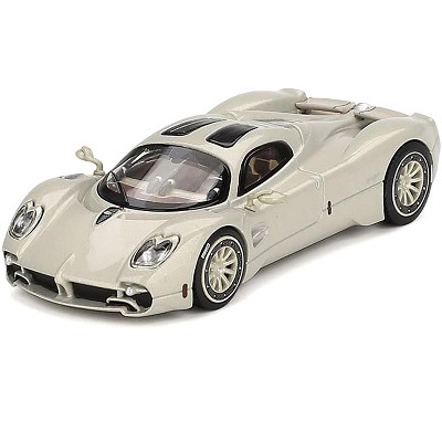 Pagani Utopia Presentation Grigio Rinascimento Silver 1/64 Diecast Model Car by BBR