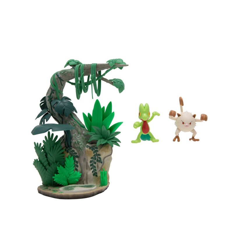 Pok&#233;mon Select Jungle Environment Display with Mankey and Treecko Mini Figures, 3 of 10