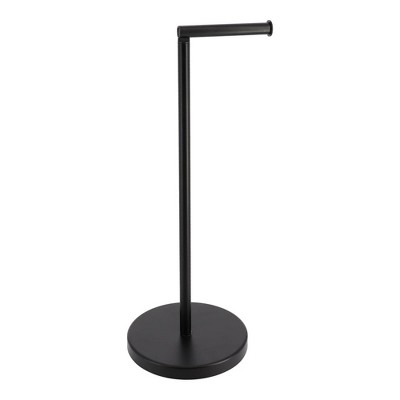 Evideco French Home Goods Freestanding Toilet Paper Holder with Folding Arm and Reserve