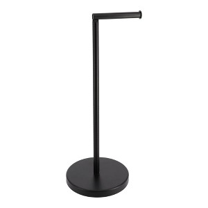 Evideco French Home Goods Freestanding Toilet Paper Holder with Folding Arm and Reserve - 1 of 4