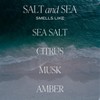Sweet Water Decor Salt and Sea 9oz Clear Jar Soy Candle - 4 of 4