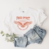 Simply Sage Market Women's Graphic Sweatshirt Free Spirit Distressed Eagle - 3 of 3