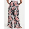 June + Vie by Roaman's Women's Plus Size Wide-Leg Pull-On Pants - 3 of 4
