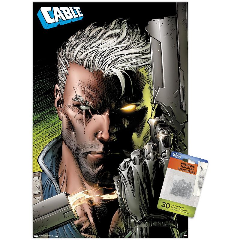 Trends International Marvel Comics - Cable Profile Unframed Wall Poster Prints, 1 of 7