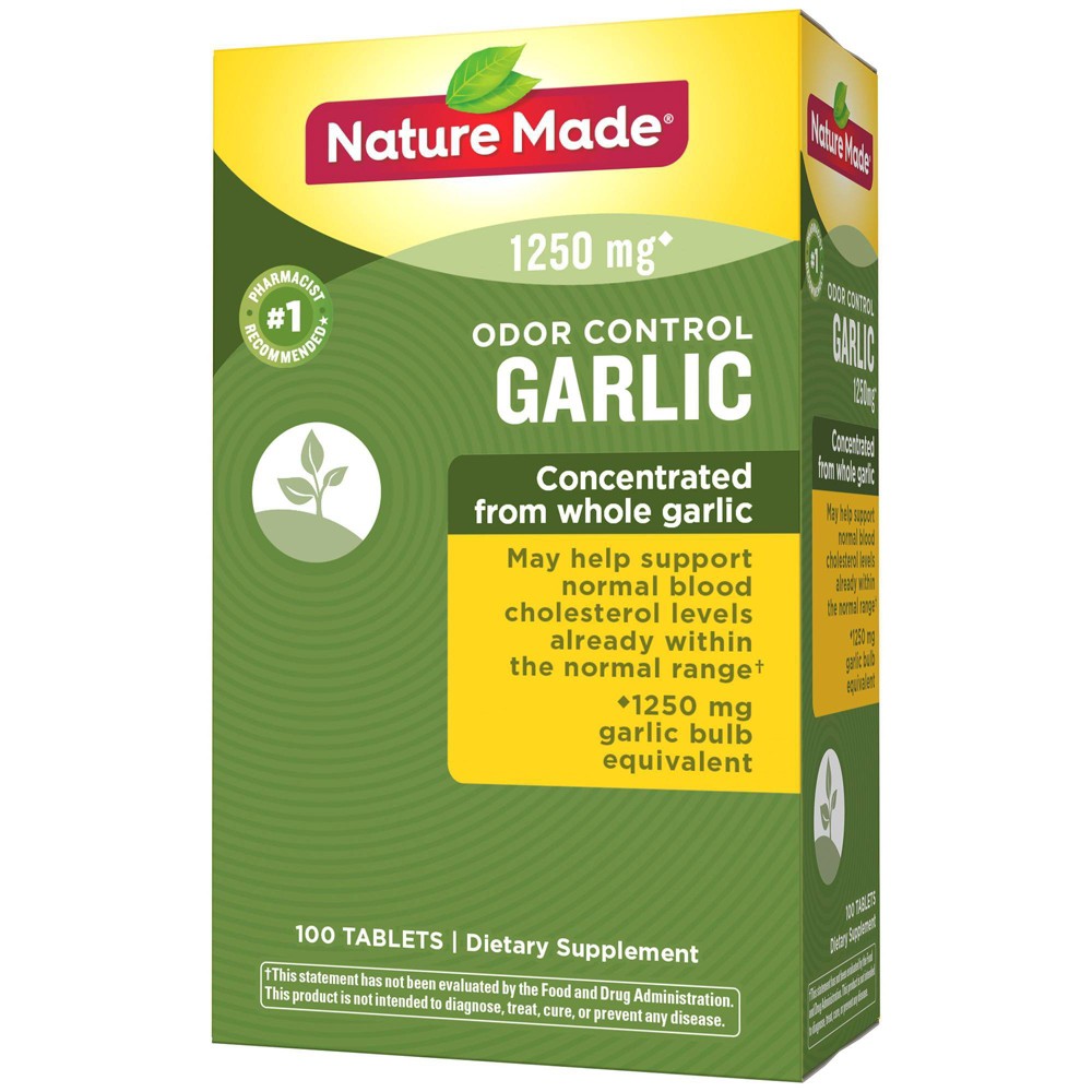 UPC 031604014414 product image for Nature Made Odor Control Garlic 1250 mg Tablets - 100ct | upcitemdb.com