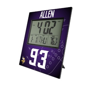NFL Minnesota Vikings Players Game Tactic Wall Clock - 1 of 4