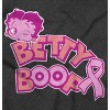 Betty Boop Pink Breast Cancer Ribbon Womens Graphic T Shirt Tees Brisco Brands - 2 of 4