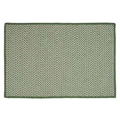 Colonial Mills Houndstooth Doormats - Leaf Green 35" x 54"