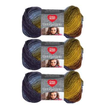 Red Heart with Love Cameo Yarn - 3 Pack of 198g/7oz - Acrylic - 4