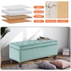 Ottoman with Storage,Foot Rest Bench Bag Floor Chair for Bedroom or Entryway - 3 of 4