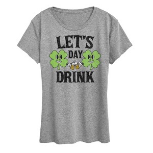Women's - Instant Message - Lets Day Drink Short Sleeve Graphic T-Shirt - 1 of 4