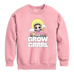 Boys' - LOL Surprise! - Grow Grrrl Graphic Long Sleeve Fleece Sweatshirt - 1 of 4